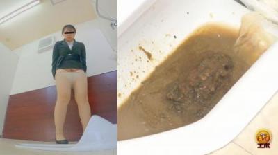 OLセミナー会場隠撮 不慣れな環境による さしこみ下痢便2