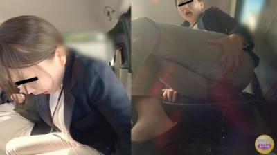 隠撮 セールスレディ車内羞恥失禁