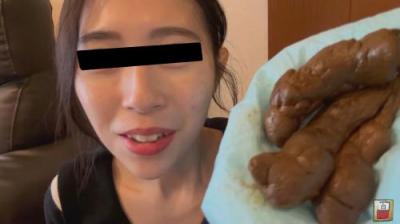 数日間に渡る密着撮影&自画撮り 白田美愛ちゃんの自宅うんこ2