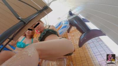 真夏のビーチハウス 食中毒ゲロ下痢ショット