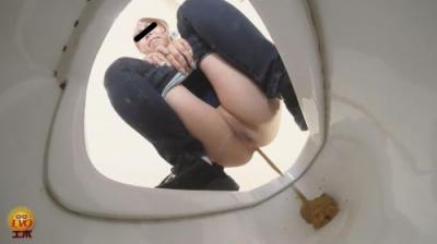 雑居ビル隠撮 絶体絶命紙なしトイレうんこ