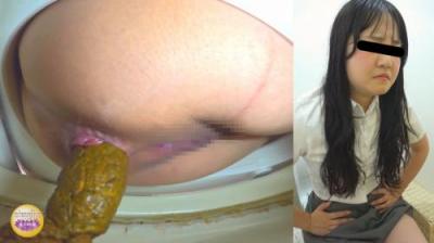 給湯室横トイレ 便秘女おなら丸聞こえ大便